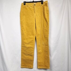 Croft & Barrow Mustard Yellow Corduroy Pants